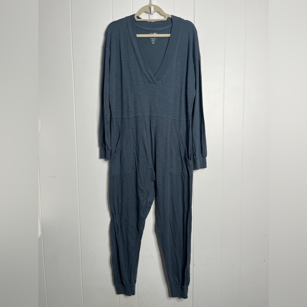 Natural Life Oversized Johnnie Jumpsuit 100% cotton Long Sleeve Lounge Size XS
